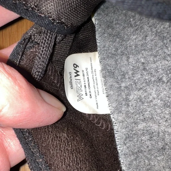 Allbirds Women’s Wool Runner Black Casual Sneakers Shoes Size 9 - Picture 4 of 6